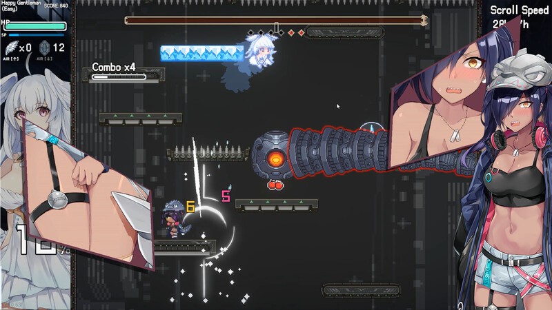 【ACT/像素/动态/STEAM官中/口交/巨乳】下来啊！冰鸟/是男人就下一百层/Falling with Ice Phoenix[Ver0.67体验版]【PC/1.70G】