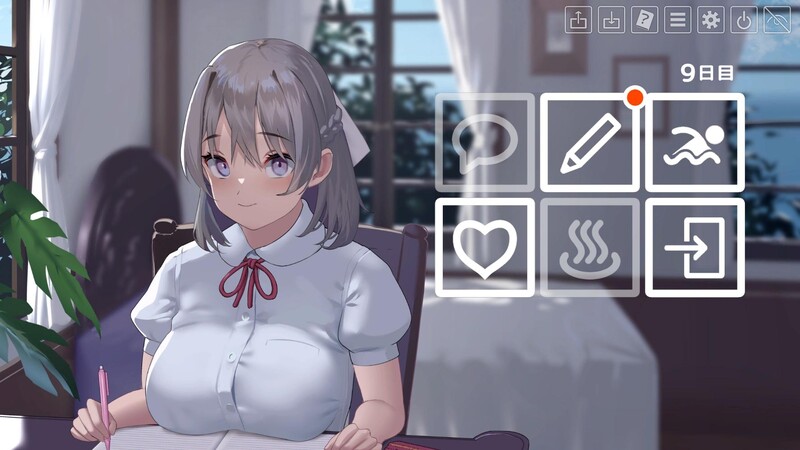 [PC-SLG] DL8月新作【大型互动SLG/触摸抚摸/全动态2C】夏色课程～最后的夏天时光（なついろレッスン～the last summer time）V1.0 机翻汉化【13G/百度】
